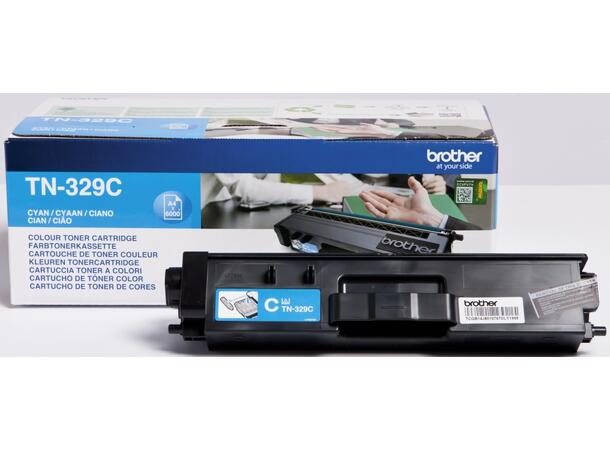 Toner BROTHER TN329C Cyan/Blå Cyan/Blå toner 